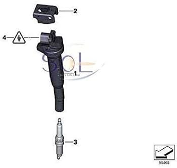 BMW 純正OEM BOSCH イグニッションコイル 12137594937 BOSCH（DIY、工具） BMW E46 E90 E91 E92 E93 イグニッション